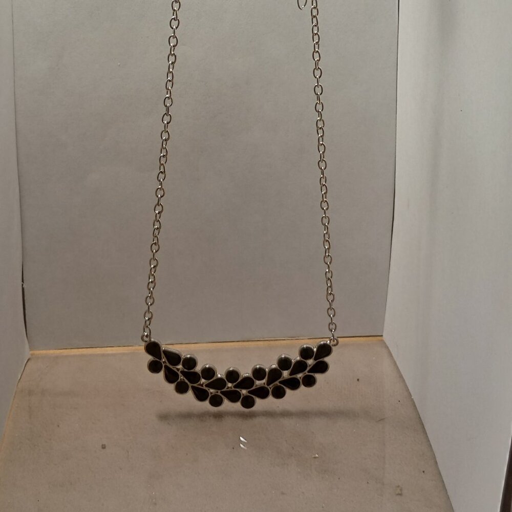 New Paparazzi Necklace and Earring Set Fashion Jewelry - Black Onyx